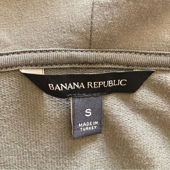 Banana Republic Olive Green Mockneck Lightweight Tunic Sweater Small - Picture 5 of 6